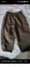 ASK JUNIOR童装儿童裤子男童萝卜裤春装小童磨毛毛呢休闲运动裤 棕咖色 120 实拍图