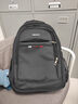袋鼠双肩包男士背包大容量行李旅游包学生书包女初中商务笔记本电脑包 黑色配红标 实拍图