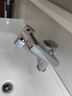 九牧（JOMOO）水龙头卫生间浴室柜冷热出水万向旋转机械臂面盆龙头32706 万向旋转【一级水效】银色 实拍图