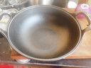 铸铁元宝锅煲汤锅无涂层平底加厚小炒锅双耳炖锅电磁炉燃气灶通用 单锅无盖|锅口直径 25cm 实拍图
