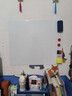 齐富50*60cm白板贴墙磁性家用可移除不伤墙自粘涂鸦墙面磁吸画板儿童小黑板贴墙画画教学可擦软白板 实拍图