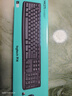 罗技（Logitech）MK275 键鼠套装 无线键鼠套装 办公键鼠套装 全尺寸 商务键鼠套装 带无线2.4G接收器 黑蓝色 实拍图
