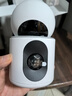华为智选鸿蒙智选500万+500万双摄监控摄像头家用器360度无死角带夜视海雀室内安防看护双雀Max白重磅新品 实拍图