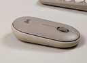 罗技（Logitech）LOGITECH PEBBLE 无线蓝牙鼠标 静音鼠标 办公鹅卵石造型 轻薄便携 时尚小巧 烟云灰 实拍图