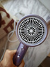 康夫（CONFU）2.6亿等离子电吹风机礼物大风力小巧速干护发便携宿舍家用吹风筒1600W KF-3158幻紫 实拍图