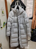 伯希和（Pelliot）【极光MAX】鹅绒长款羽绒服男保暖加厚冬季外套女115408003灰2XL 实拍图