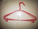 京东快递浸塑衣架防滑无痕加粗 防风耐用阳台家用衣柜收纳衣架 平肩带钩粉色 5支 实拍图
