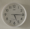康巴丝（Compas）挂钟客厅静音走时简约石英钟表挂墙时钟 c2855 白色 26cm直径 实拍图