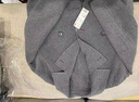 优衣库女装双面呢休闲短大衣478581 06 铅灰色 S /155/80A 实拍图