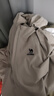 骆驼（CAMEL）薄绒风衣男户外防泼水防风夹克外套 J13CZ0L7070A 浅卡其 XXL 实拍图