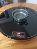 火暖星暖菜板热饭菜保温加热板圆形餐桌自动旋转盘家用带火锅多功能商用 【电磁炉款黑】火锅+保温手自旋转一体 90CM 实拍图