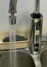 奥克斯（AUX）电热水龙头热水器加热水龙头快速热水变频恒温厨房下进水 【大屏数显】电镀银+漏保插头+万向喷头 实拍图