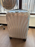 新秀丽（Samsonite）经典贝壳拉杆箱男女超轻盈旅行行李箱升级版 白色 CS2 20英寸 可扩展 实拍图