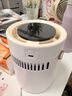 AMMFAITH卧室加湿器空气净化器一体机无雾轻音桌面大容量大雾量办公室家用卧室婴幼儿鼻炎小型空调风扇礼物 流光白【充电款】 实拍图
