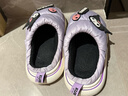 京东京造库洛米儿童棉拖鞋卡通家居女童保暖棉拖鞋紫色34-35 JZ8178 实拍图
