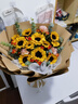 艾斯维娜鲜花速递向日葵混搭花束生日礼物全国同城配送 11朵向日葵花束 实拍图