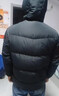 鸿星尔克防泼水3.0羽绒服男秋冬新款男士羽绒衣男装保暖防风夹克外套男款 正黑-1003-升级款/三防 M (160-165cm/110-120斤) 实拍图