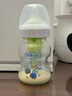 布朗博士玻璃奶瓶 0-1月初生婴儿防胀气防呛 宽口径奶瓶150ml 萌兔 实拍图