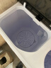 奥克斯（AUX）洗衣机半自动家用双缸双桶大容量小型租房宿舍波轮双杠强力去污省水电 【国补】13公斤【洗8+脱5+终身联保】黑色 实拍图