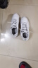 安踏运动鞋女鞋秋冬新款防水皮面跑步鞋休闲鞋百搭轻便软底减震小白鞋 【店长力荐热卖皮面防水鞋】白色 38 (235mm) 实拍图