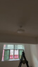 欧普（OPPLE）风扇灯吊扇灯24瓦LED照明低噪音餐厅卧室吊灯灯具包安装 冰风白 实拍图