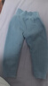 忻悦晴秋冬婴儿一体绒打底棉裤男女宝宝加厚秋裤中小儿童加绒高腰保暖裤 高腰保暖裤蓝色 90 cm 实拍图