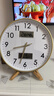 钟小白挂钟客厅钟表2025新款万年历石英钟表挂墙时钟免打孔温湿度家用表 实拍图