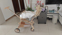 嘻优米婴儿车遛娃神器婴儿推车0-6岁用折叠可坐可躺带减震轻便双向溜车 高端升级【抛光车架+电镀PU轮】 实拍图