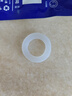 一靓4分6分1寸硅胶橡胶密封圈热水器水管垫片波纹管软垫圈花洒皮平垫 6分白色硅胶垫片【10个装】 实拍图