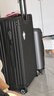SOO行李箱男拉杆箱大容量旅行箱学生密码箱女商务皮箱子 28英寸黑色 实拍图