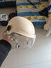 青霄 安全头盔 标准款 新国标 3C认证 抗冲击包裹式防护 电男动女四季车骑通用 卡其色透明镜片 实拍图