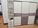 志磊【包安装】衣柜卧室两门移门衣橱简易储物推拉门大衣柜 【1.8米主柜】+顶柜+边柜 3门 实拍图
