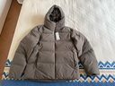 优衣库男装女装无缝羽绒连帽外套夹克羽绒服478279 37 栗色 L 实拍图