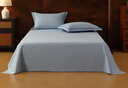 水星家纺床单纯棉100%全棉磨毛柔感床单抑菌A类床罩单件双人被单200x230cm 实拍图