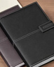 得力（deli）16K120张荔枝纹磁扣皮面本 商务记事本工作笔记本本子250mm*175mm 黑色3344 实拍图