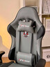 南皇电竞椅游戏椅子电脑椅人体工学椅可躺久坐舒服力学椅宿舍休闲办公 5代按摩款-6D扶手-搁脚-科技布灰-4级气杆-155° 155-180度(含) 可旋转可升降扶手 -尼龙脚 实拍图