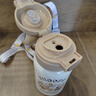 史努比（SNOOPY）儿童保温杯带吸管316食品级男女双饮杯小学生上学专用喝水杯子 咖 实拍图