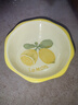 家用网红爆款餐具高颜值小清新随机釉下彩水果4.5英寸多角味碟 柠檬蘸料碟 1个装 实拍图