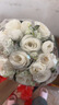 立始新婚领证手捧花新娘结婚高级感仿真干花球婚纱照婚礼当天永生花 森系小玫瑰白色手柄 22*26cm 实拍图