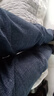 罗蒙（ROMON）男士牛仔裤男秋冬商务休闲裤男弹力直筒男裤厚款深档直筒长裤高腰 深蓝+浅蓝【春秋】 厚款 33 【腰围2尺6建议135-145斤】 实拍图