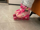 迪士尼（Disney）轮滑鞋儿童直排滑轮鞋男女童旱冰鞋闪光初学套装溜冰鞋礼物 实拍图