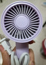 奥克斯（AUX）吹风机宿舍小功率800W大学生宿舍专用低功率寝室用便携迷你吹风筒吹头发蓝光负离子护发电吹风机紫 实拍图