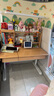 京东京造森林家ultra大路灯儿童学习桌书桌椅套装升降学生写字桌1.2m粉 实拍图