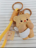 TaTanice黄油奶油小熊钥匙扣挂件女生书包挂饰玩偶公仔儿童玩具新年礼物 实拍图