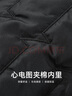 马克华菲【简约】棒球领男士夹克2026秋季新款重工刺绣飞行员通勤休闲外套 黑色-夹棉款 L (175) 实拍图