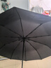 天堂 全自动雨伞三折 10骨加固一键开收易甩干简约晴雨伞 乌木黑 实拍图