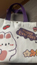 水桶帆布包手提包收纳包学生便携上班便当包收纳袋礼品袋手提袋 凯蒂猫水桶包1个装 实拍图