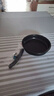 【亏本清仓】韩式麦饭石色不粘锅平底锅铁锅电磁炉不带盖 黑色小煎锅 16cm 实拍图