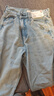 优衣库女装男装宽松廓形牛仔裤/弯刀镰刀裤子479000 482280 479000/62粉蓝色 24 /155/62A 实拍图