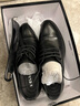 百丽男鞋2025商务正装休闲增高软底真皮鞋 黑色A2247（三接头款） 41 实拍图